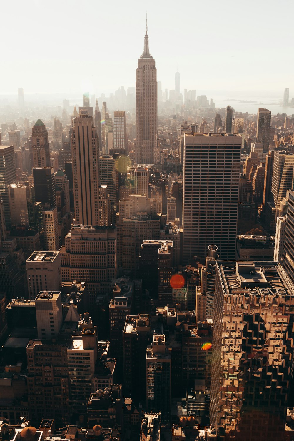 aerial photography of high rise buildings at daytime