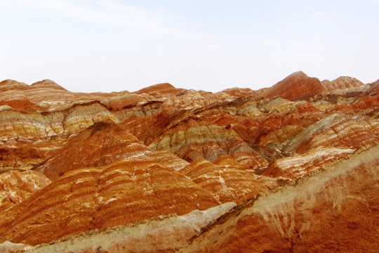 rocky mountain photography in Zhangye Danxia National Geological Park China