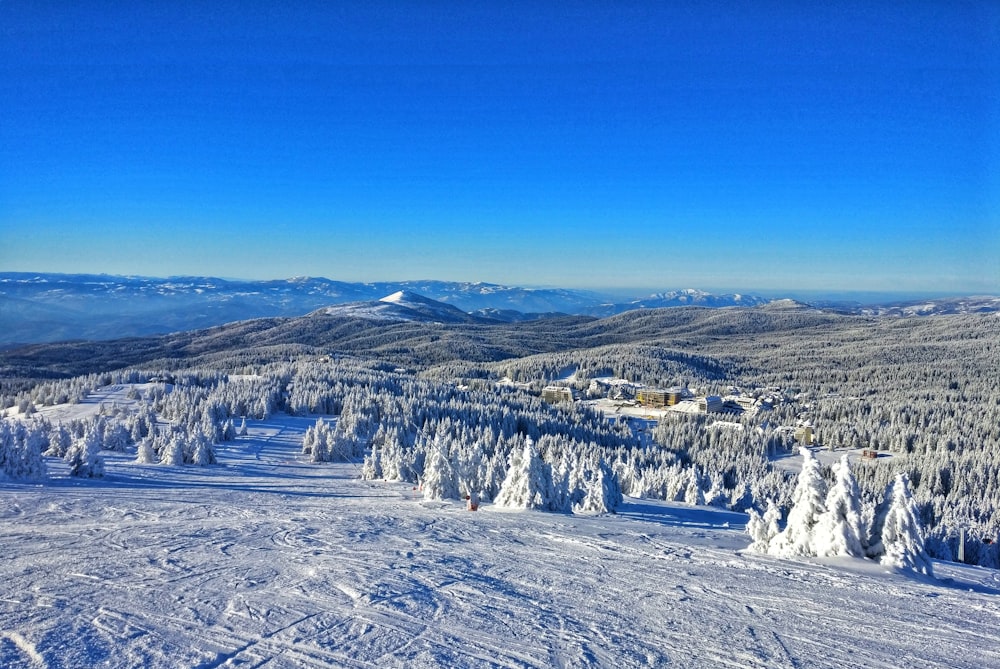 brown and white snow mountain