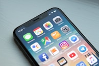 space gray iPhone X