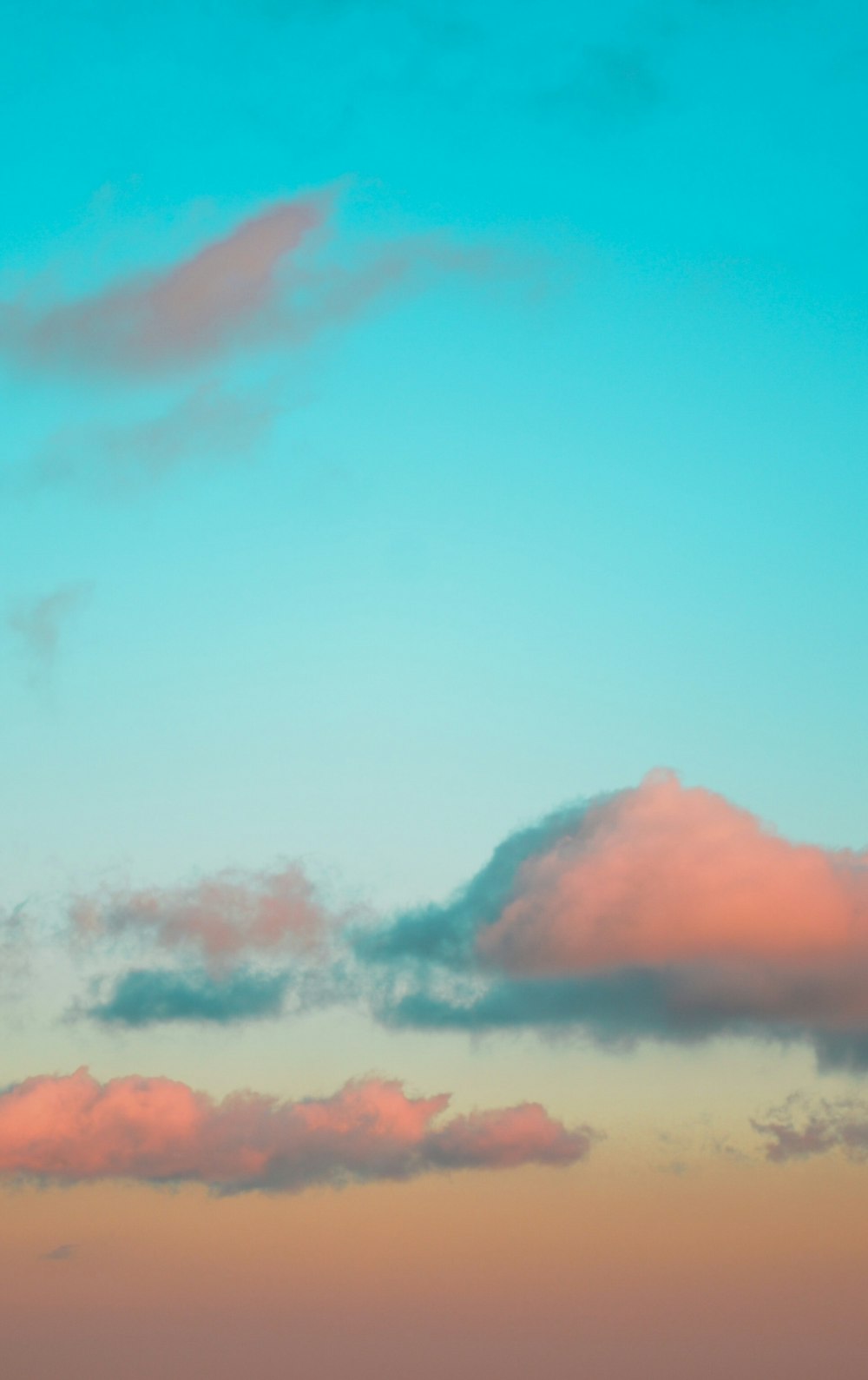 orange clouds during daytime