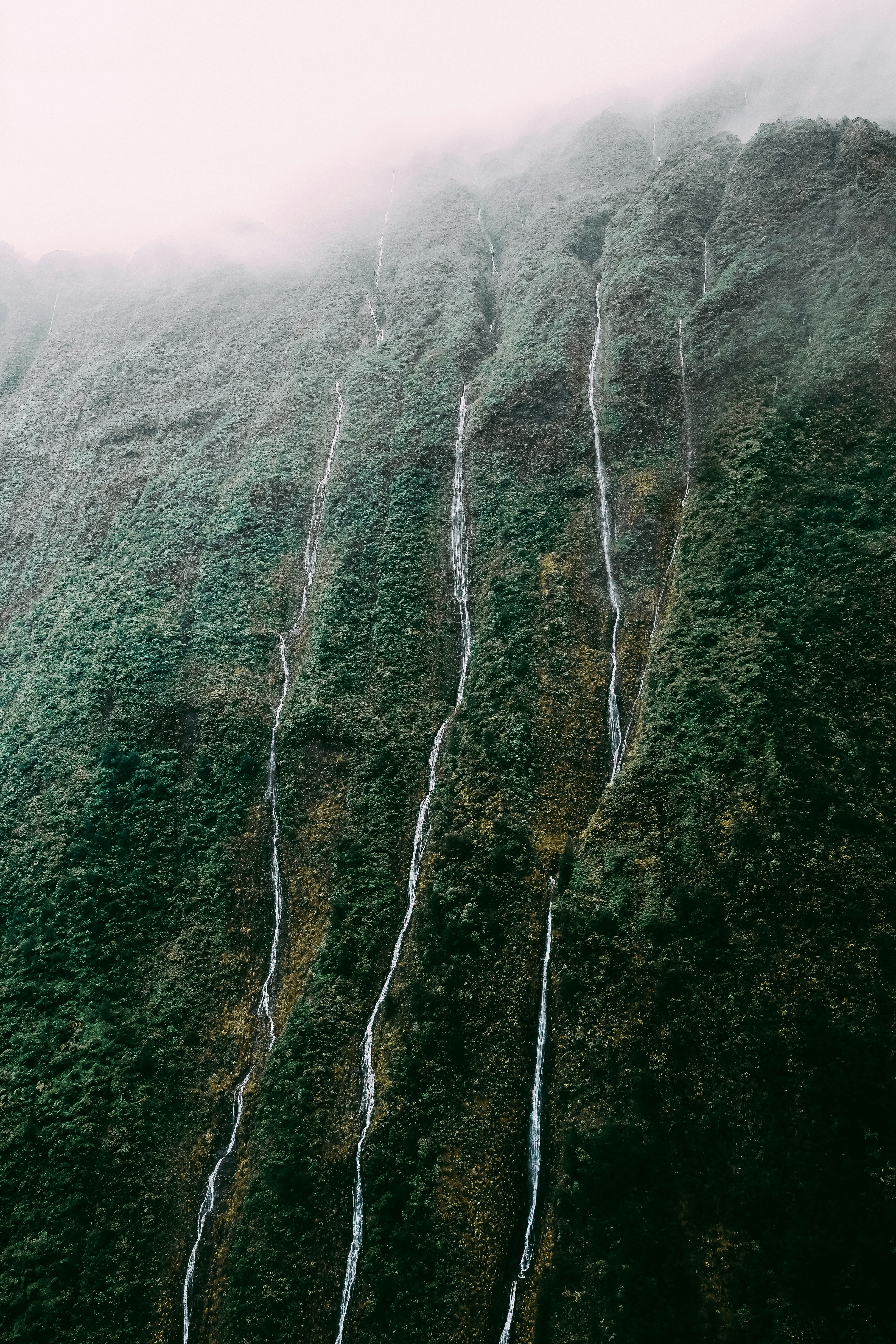 waterfalls during daytime
