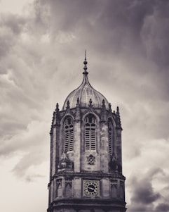 grayscale photography of dome building