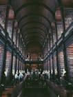 group of people inside library room