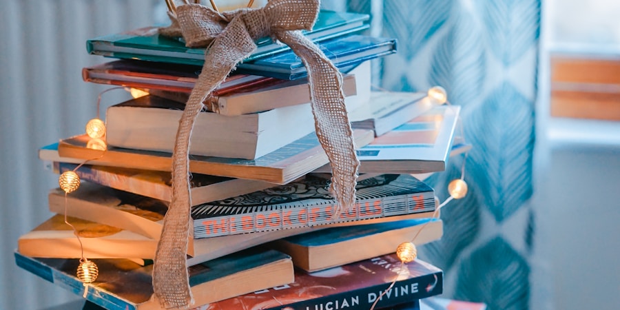 brown wooden framed candle holder on top of books