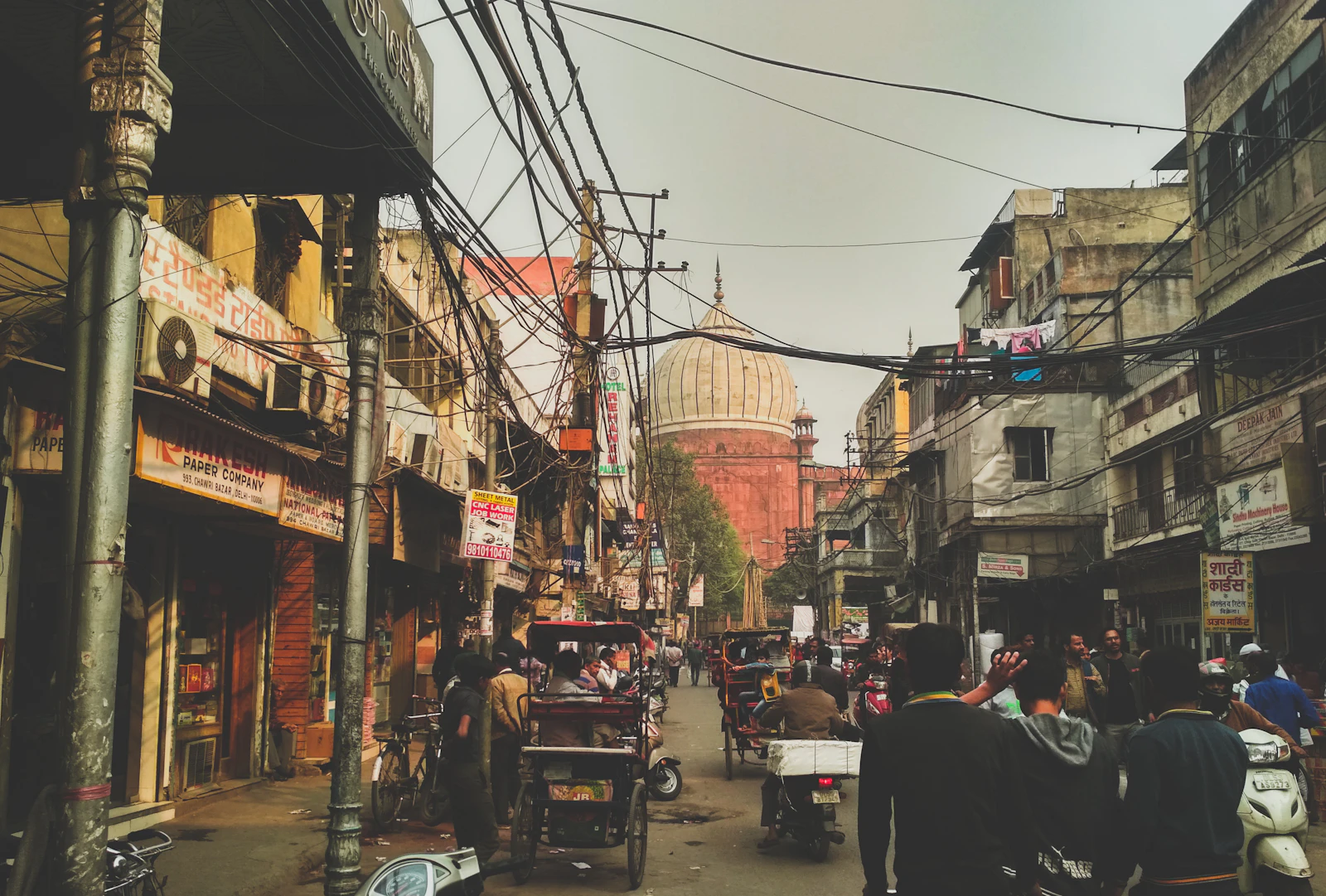 The lanes of Old Delhi around Chandni Chowk, where MISRI began