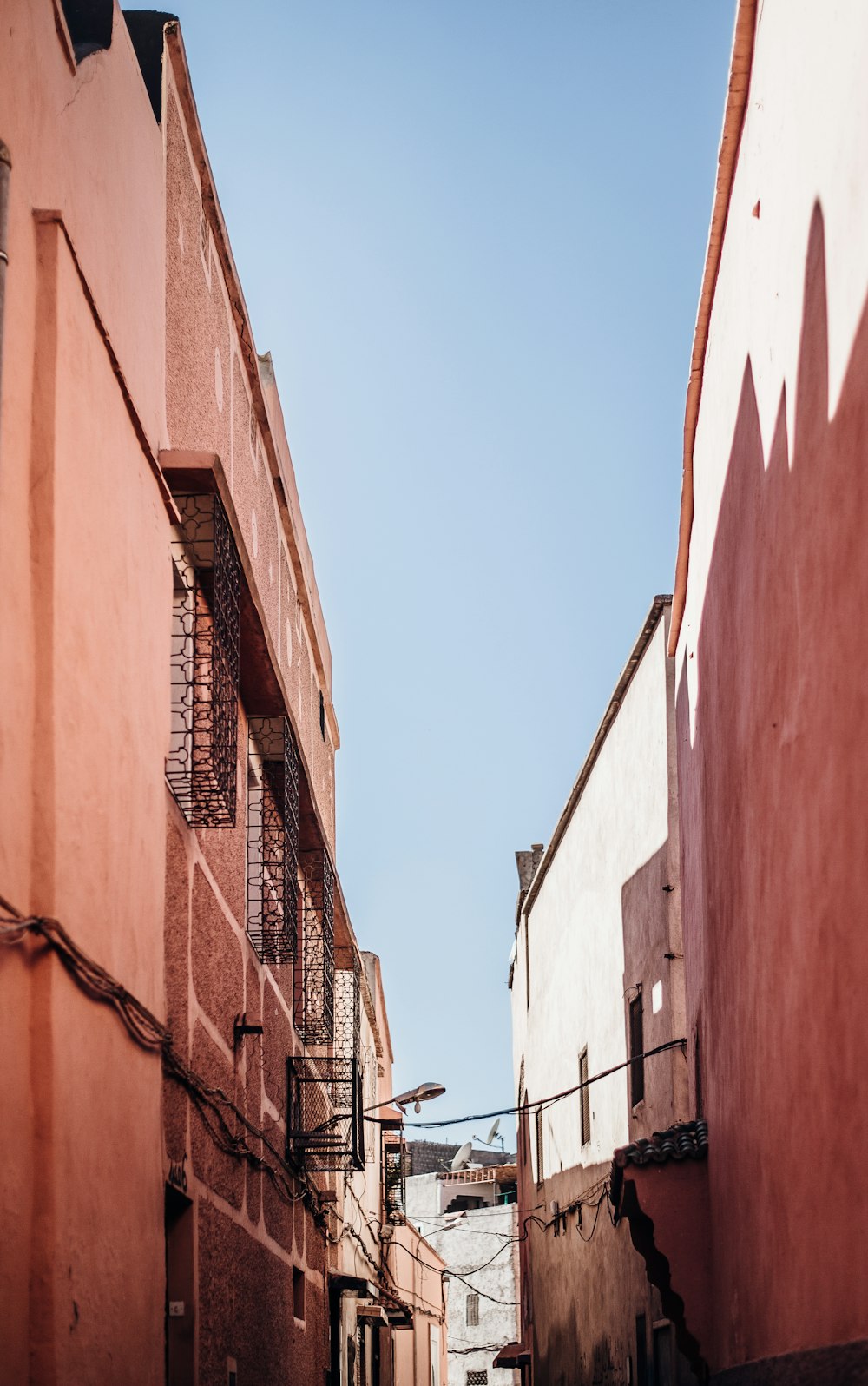 photo of brown concrete buildings