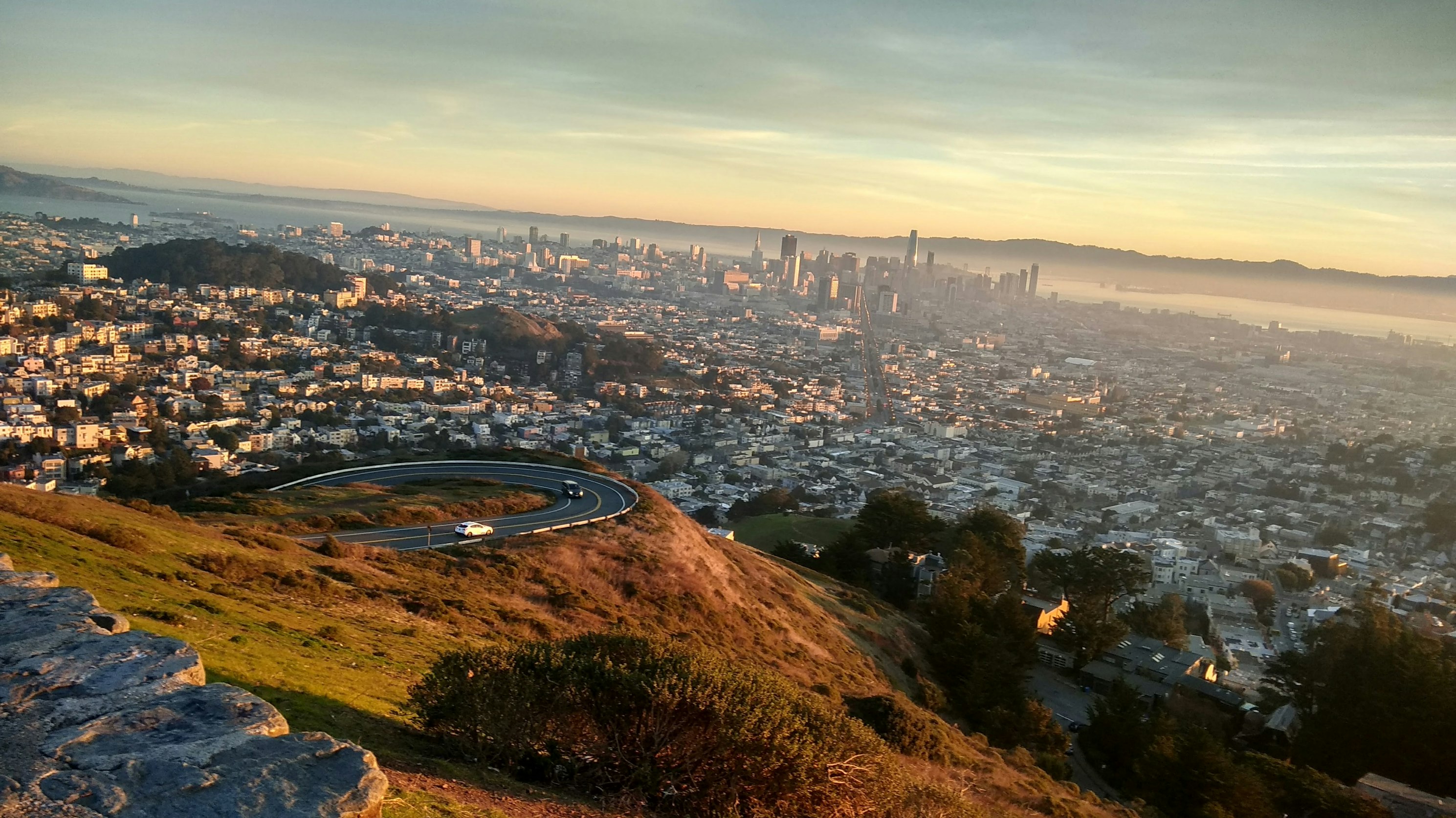 An elevated view of San Francisco, part of the Bay Area and the Silicon Valley (Madhur Chadha via Unsplash)