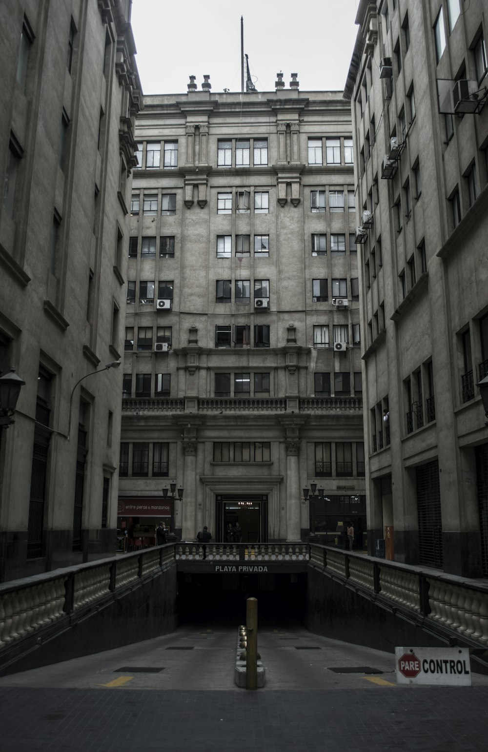 Playa Privada in front of brown concrete building