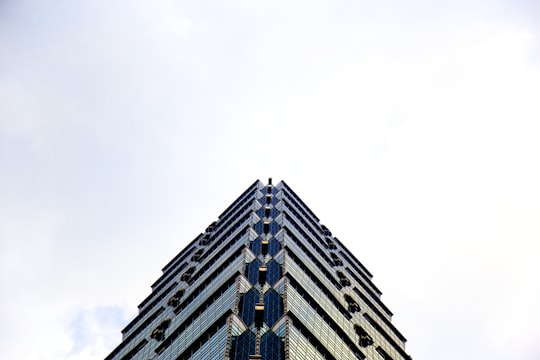 low-angle photography of black high-rise building during daytime in Taipei 101 Observatory Taiwan