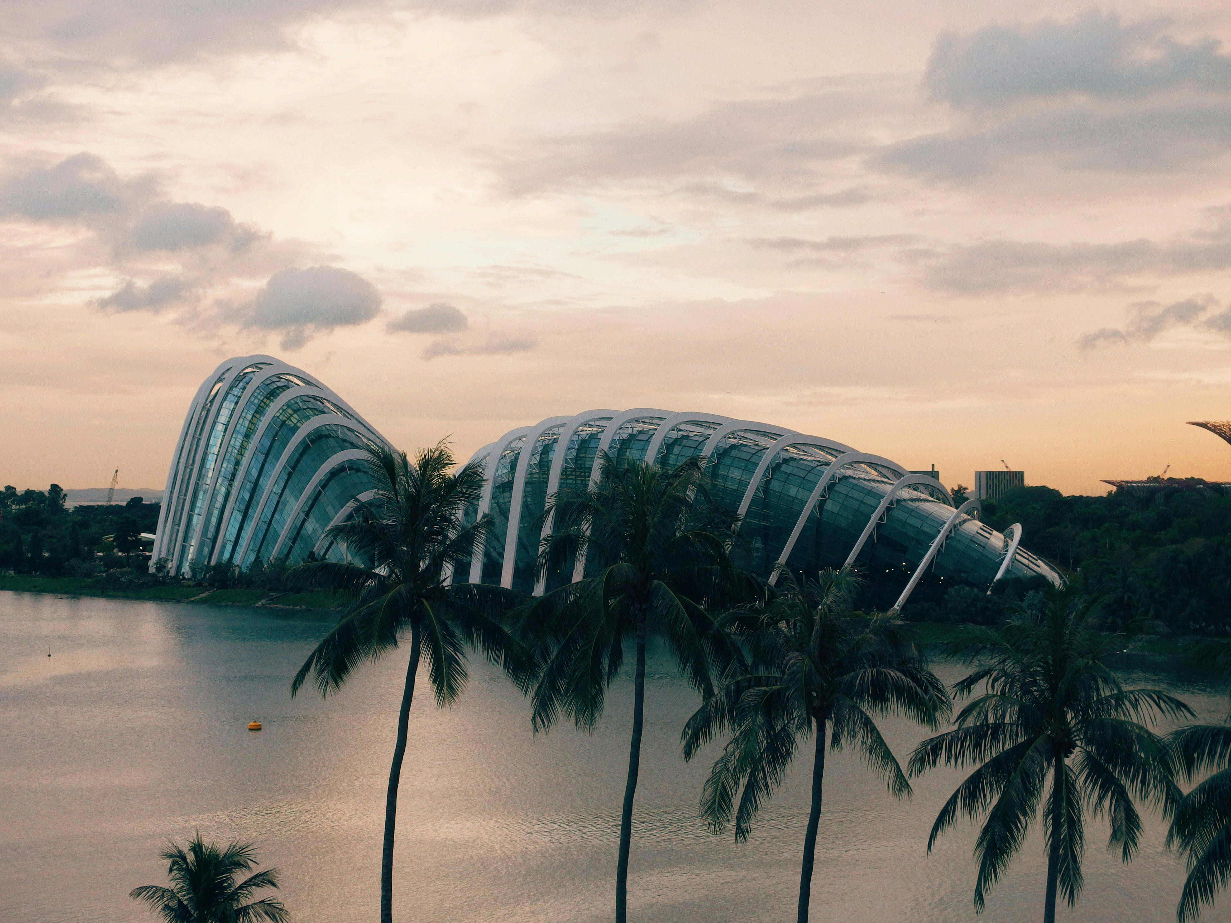 Atlantis The Palm resort at sunset with iconic architecture
