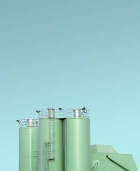 Image showing a modern agroindustrial construction site with clean lines and minimalistic design.