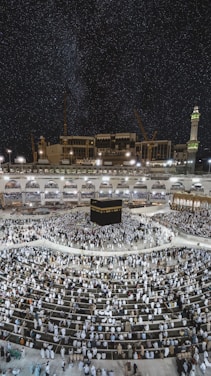 Kaaba praying ground