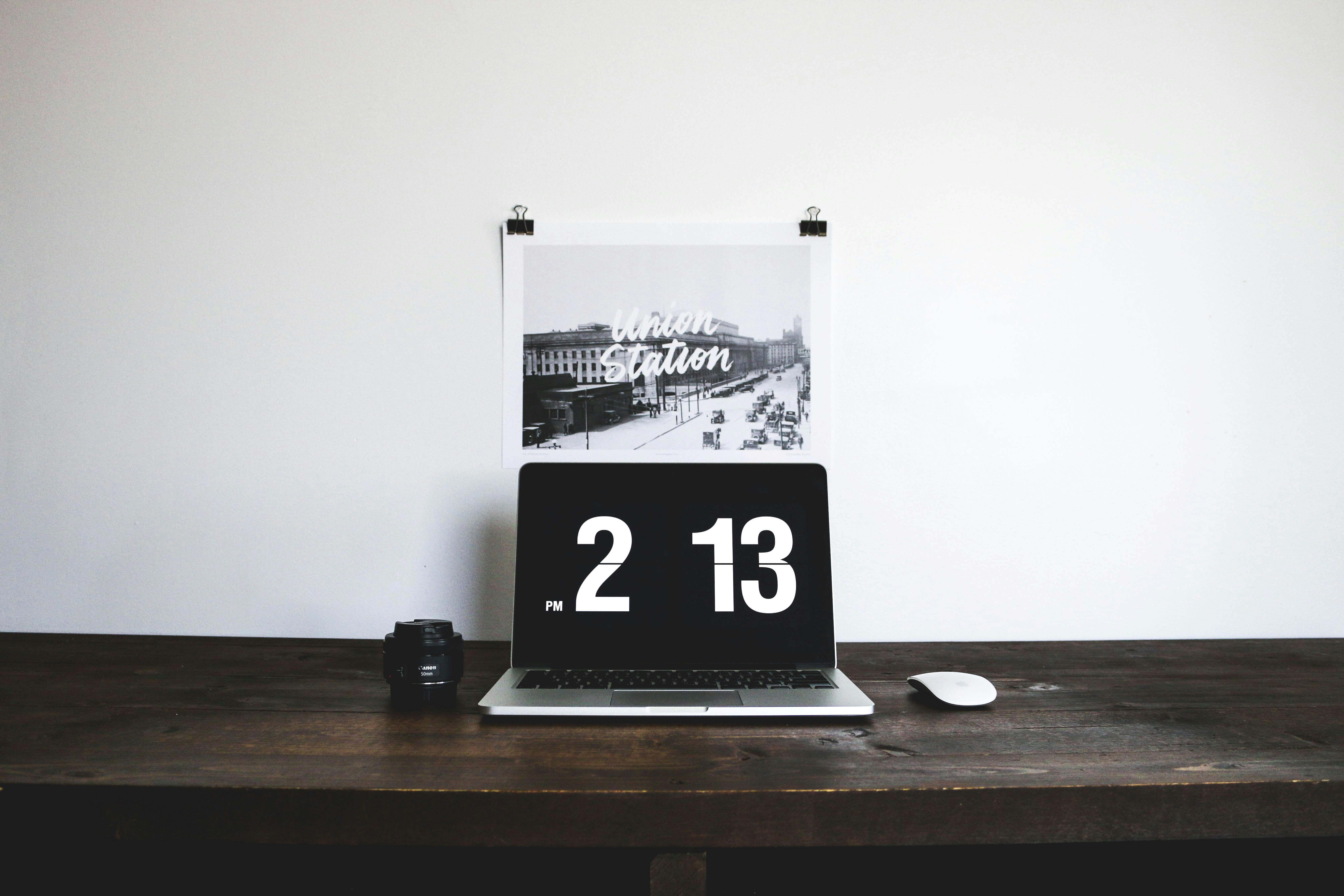 Zen office workspace