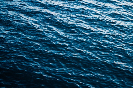 blue water waves in Tromsø Norway