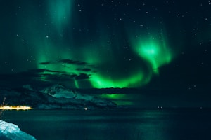 photo of aurora lights