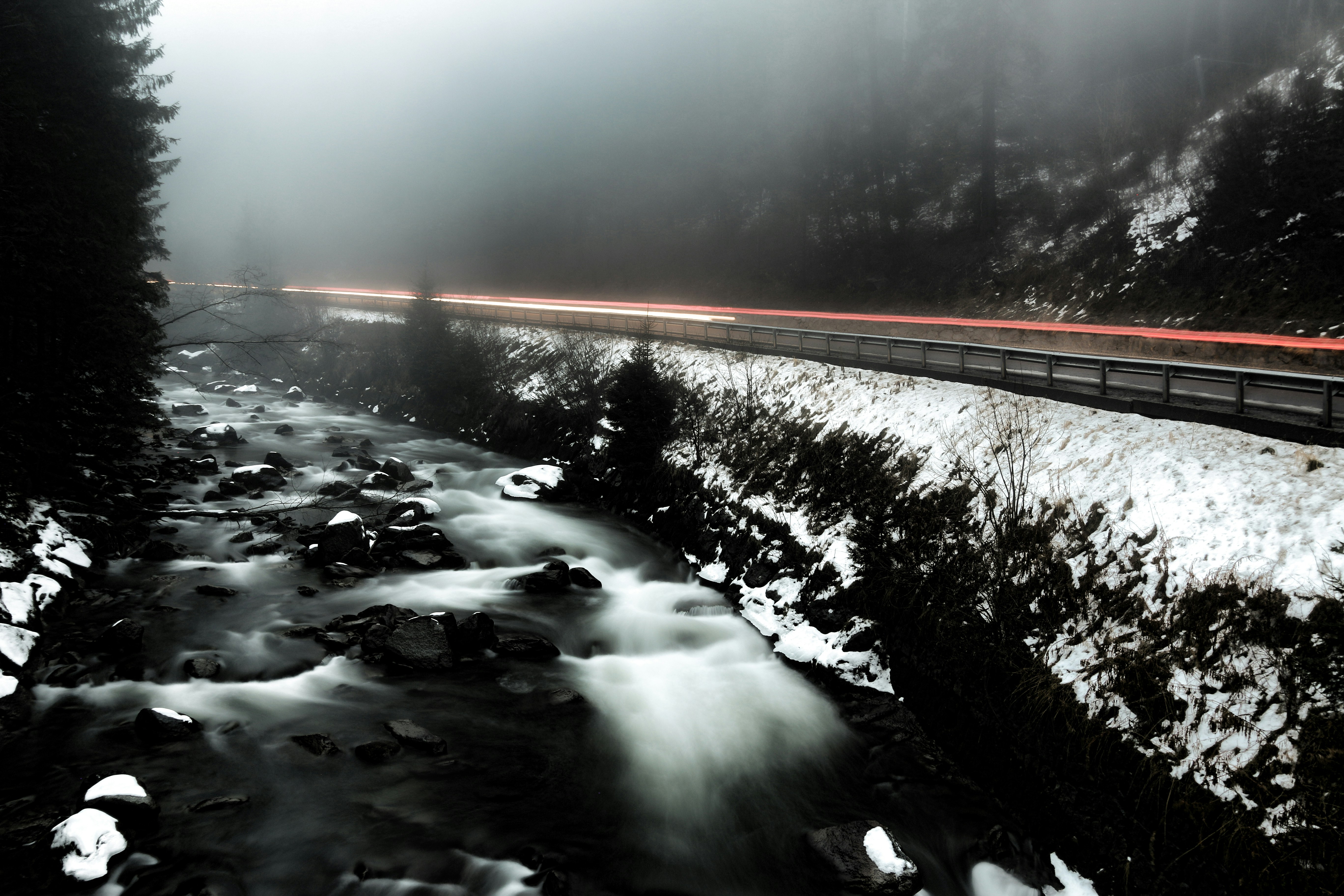 Black and river …