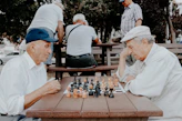 two men playing chess