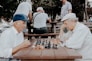 two men playing chess