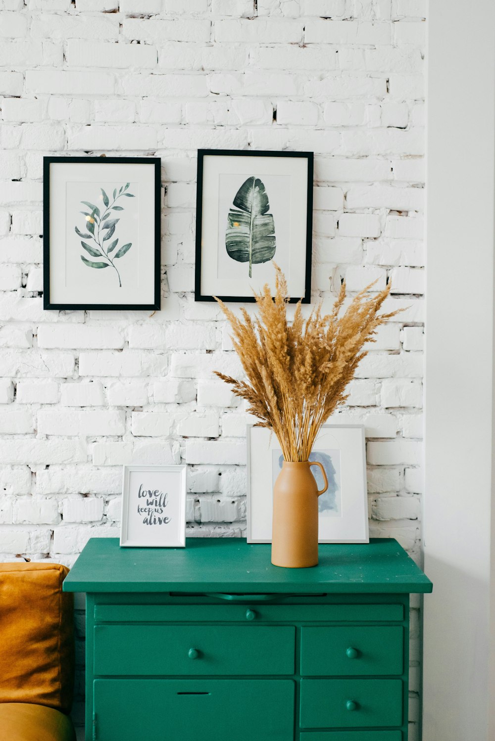 teal wooden drawer dresser