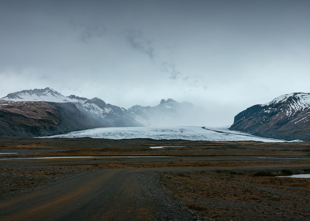 snow covered mountain