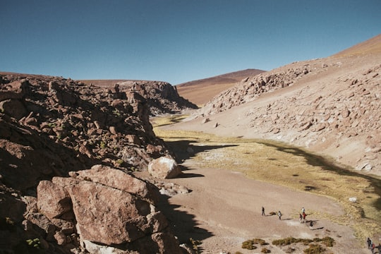 brown rock mountain during daytime in Atacama Desert Chile