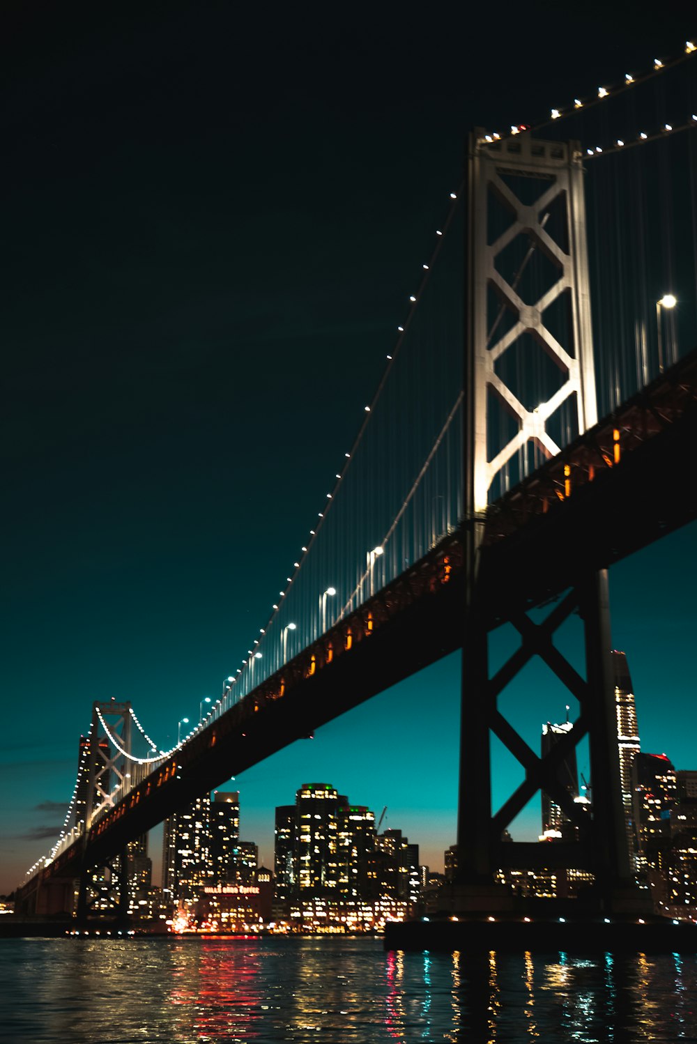 bridge at night