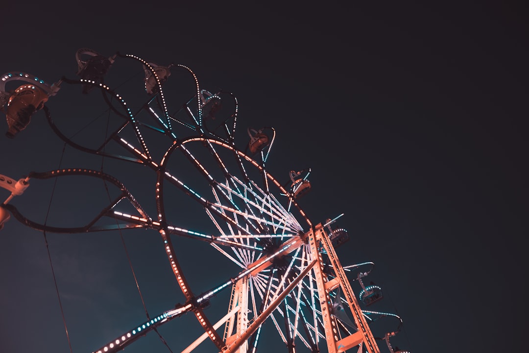low angle photography of ferris wheel