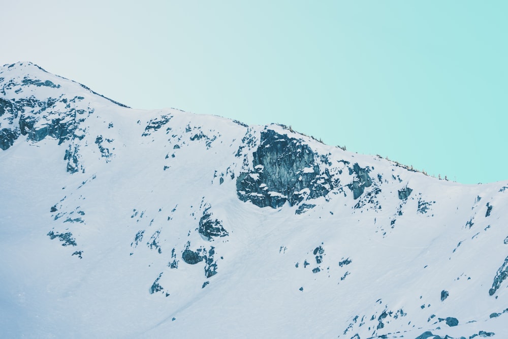 snow covered mountain