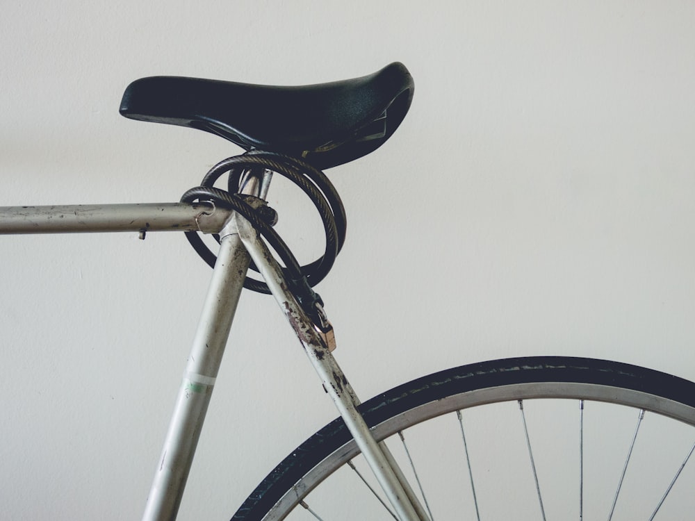 gray and black bicycle