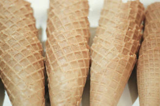 four ice cream cone