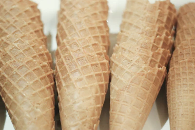 four ice cream cone