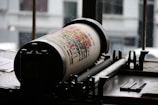 photography machine on window