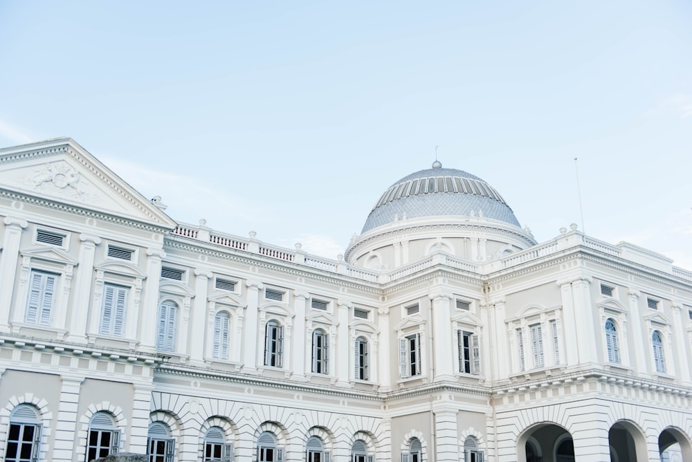 white dome building