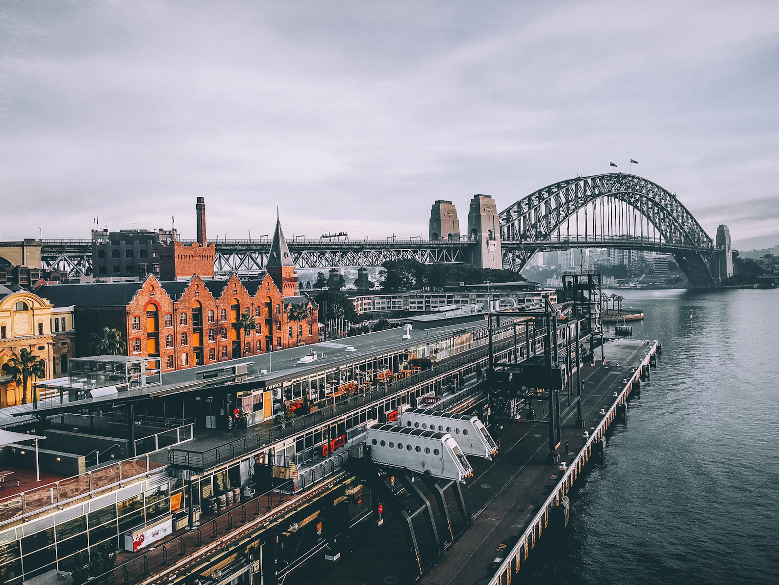 Fotografía aérea de Sidney Harbour