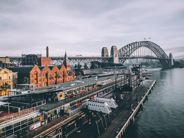 Fotografía aérea de Sidney Harbour