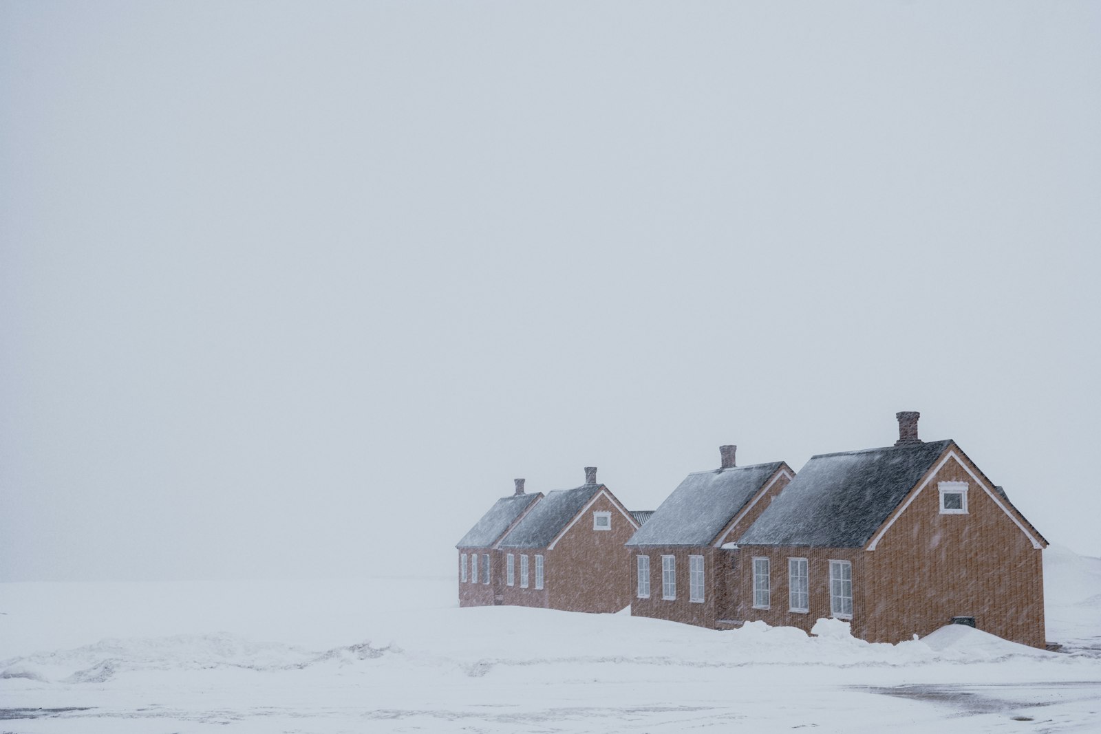 Leica SL (Typ 601) sample photo. Four brown houses photography