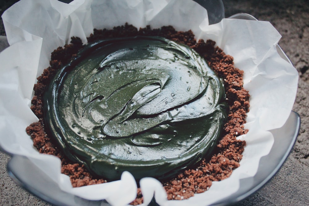 baked pastry on bowl