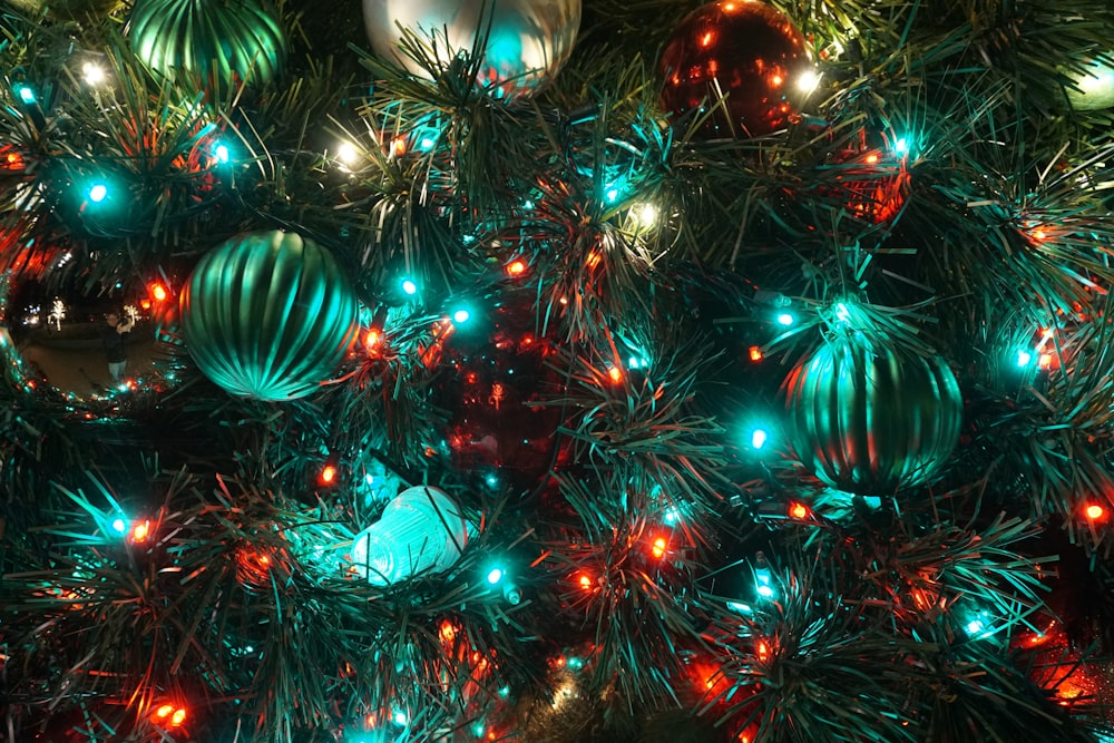 lighted Christmas string lights