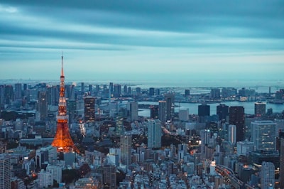 eiffel tower, paris during dusk tokyo google meet background