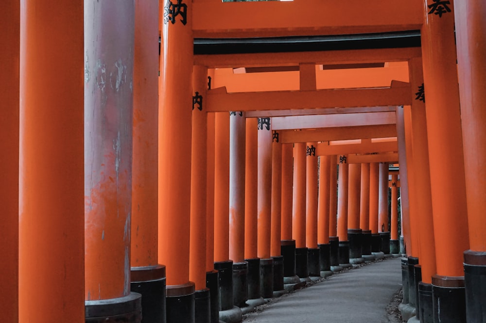 Puerta Tori Roja durante el día