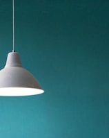 white pendant lamp