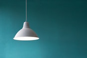 white pendant lamp