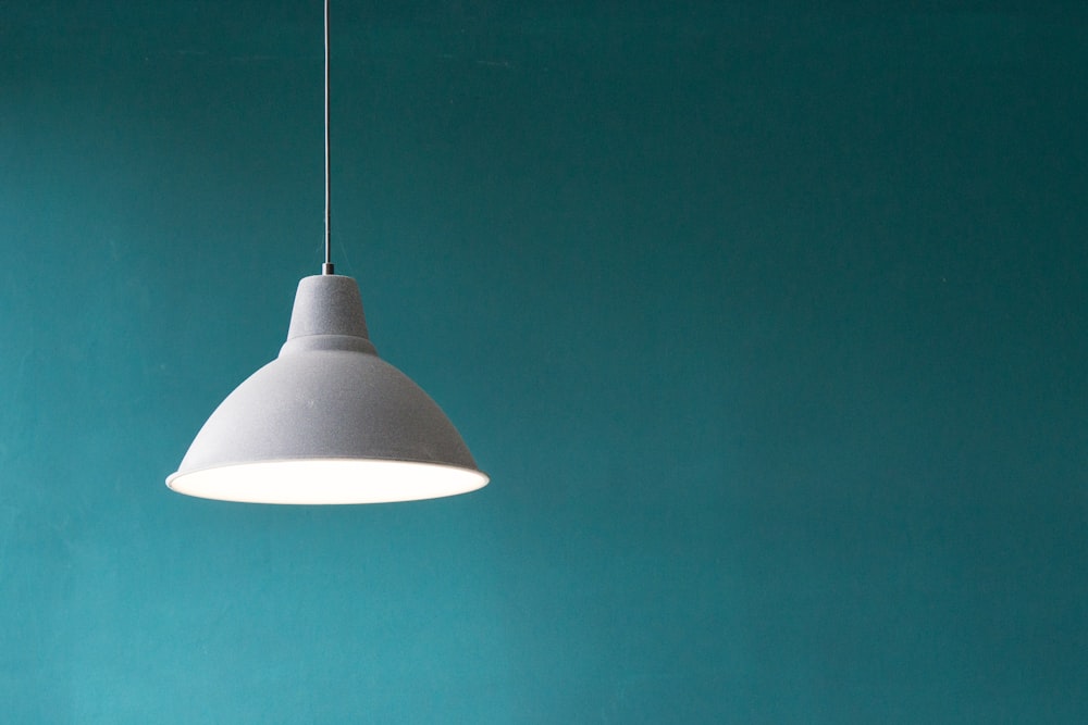 white pendant lamp