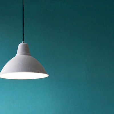 white pendant lamp