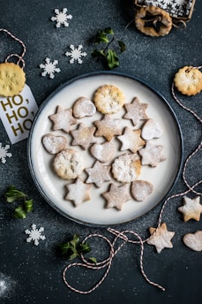 butter cookies on plate