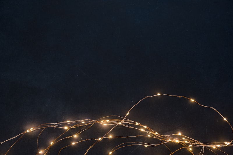 String fairy lights