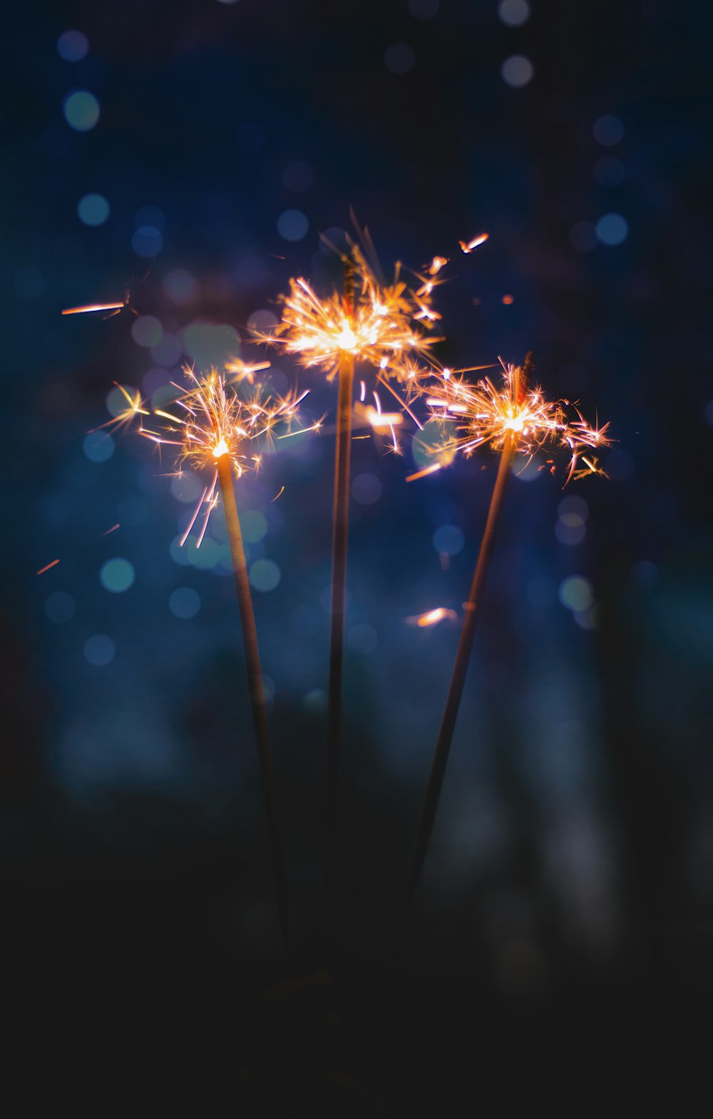 three sparkler sticks photo – Free Birthday Image on Unsplash