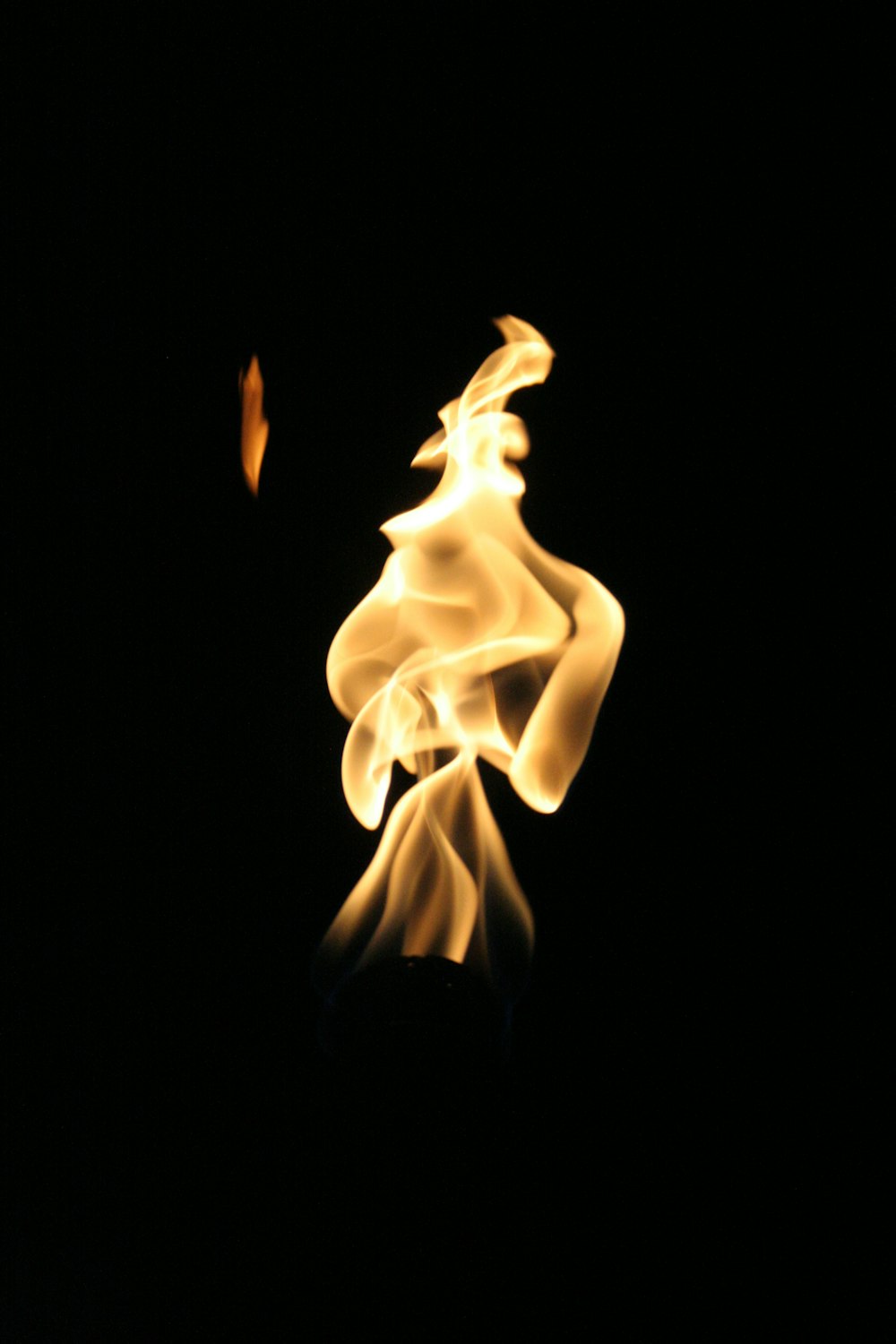 photo of yellow fire wallpaper