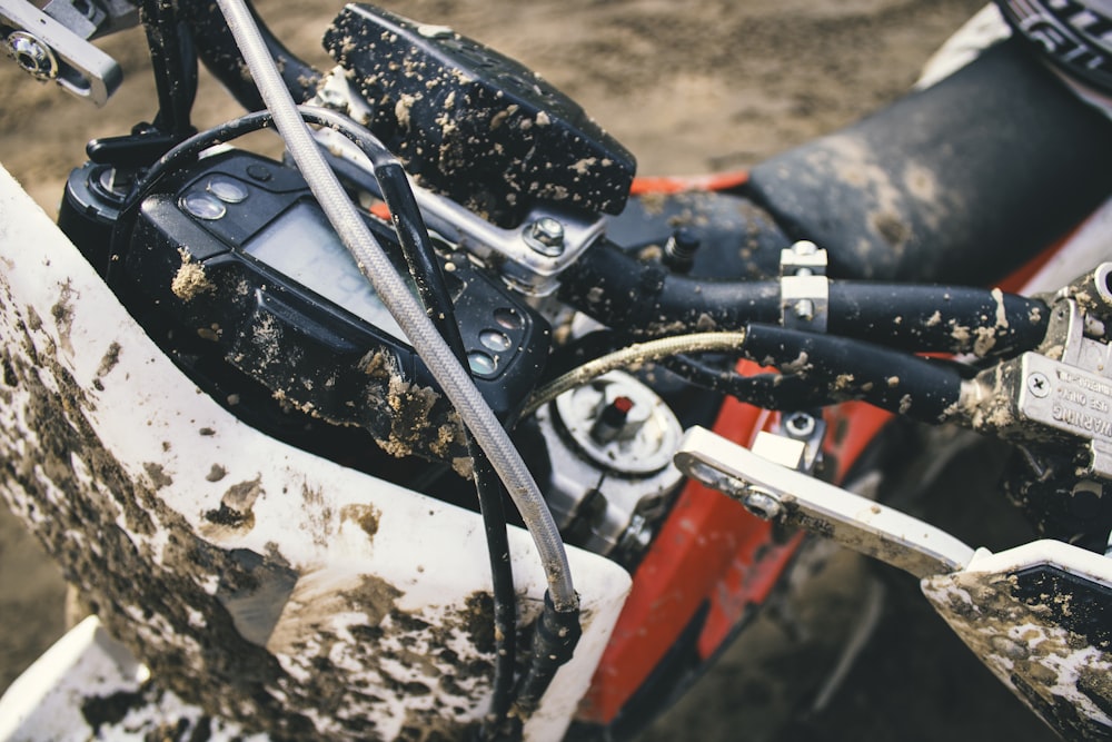 red and black motorcycle